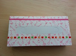 ボックスティッシュをデコ