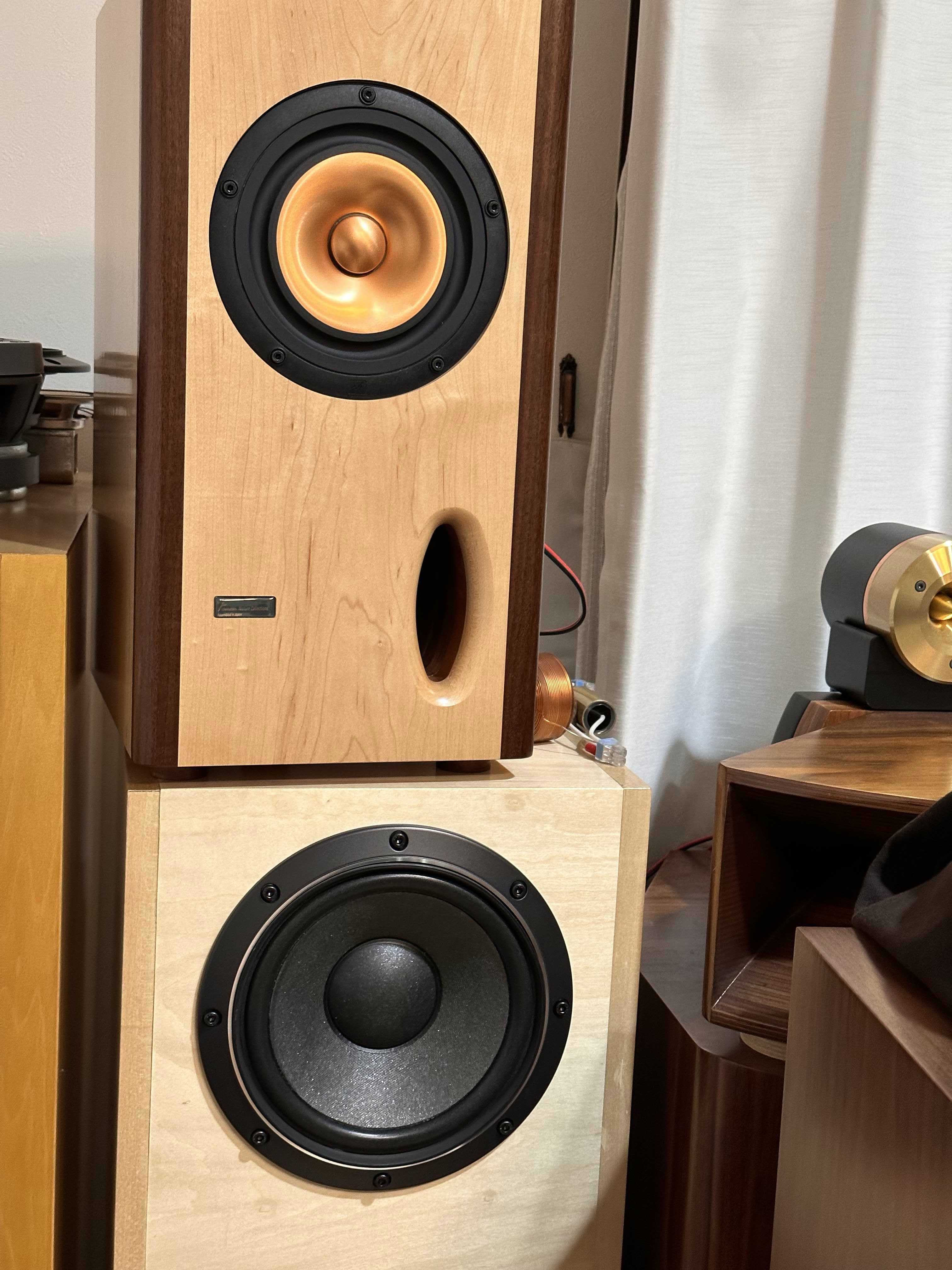 MarkAudio Alpair11MS専用バッフル★アルペア★2個セット Markaudio Alpair-11MS Grey Cone 6.5