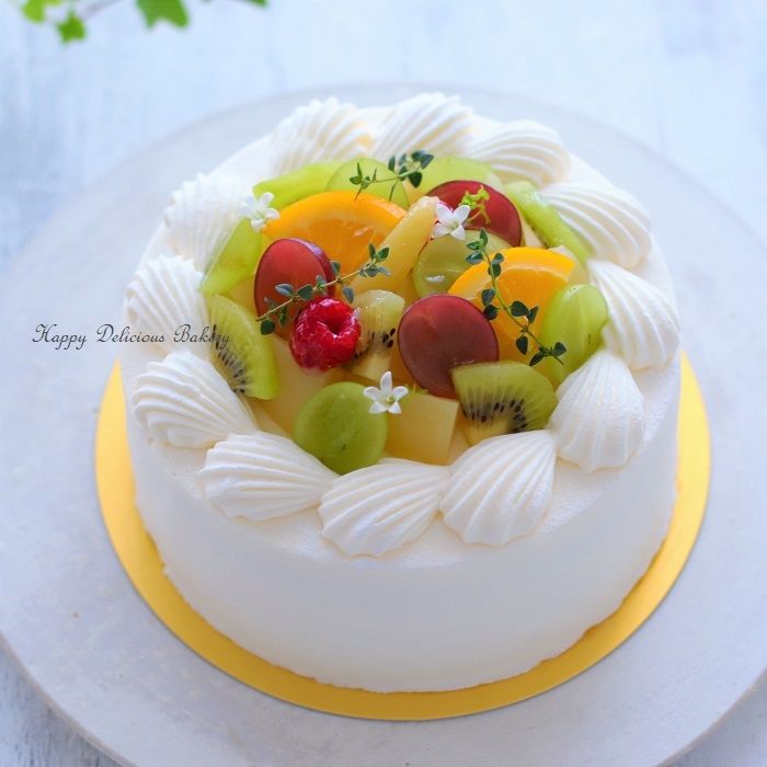 フルーツがない季節のデコレーションケーキ Happy Delicious Bakery 楽天ブログ