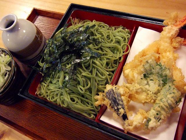 ランチの茶そば