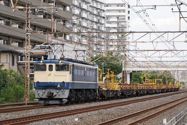 EF81 81牽引 カシオペア紀行 盛岡行き & EF65 1103牽引 羽沢チキ工臨6