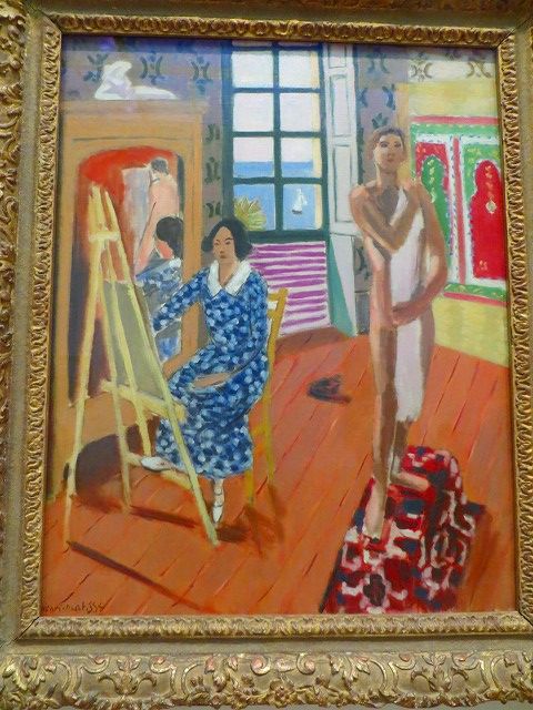 アンリ・マティス(Henri Matisse)、【片足ひざを立て坐るオダリスク