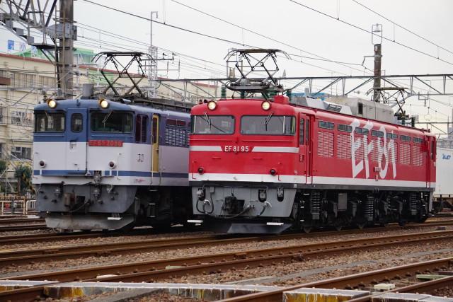 EF81 95牽引 水戸ホキ工臨&鹿島貨物6