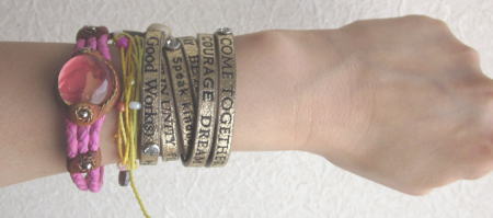 Pura Vida ブレスレット イエロー 1050円+メール便200円MATY55 3.JPG
