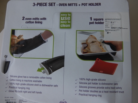 コストコ　Oven Mitt Set　1,948円也　オーブンミント　ミトン
