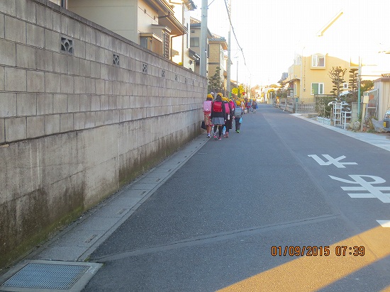 20150109大相模小学校交通安全オジサン０２