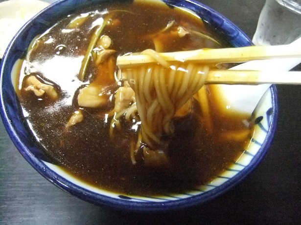 日吉屋@根岸のカレー南ばんそば2