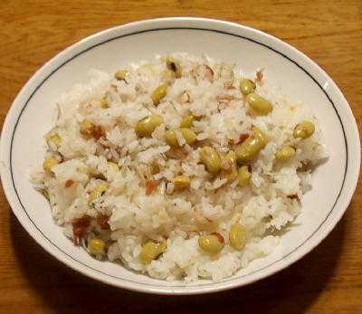 ひたし豆とじゃこの炊き込みご飯 グランマの手料理レシピ 楽天ブログ