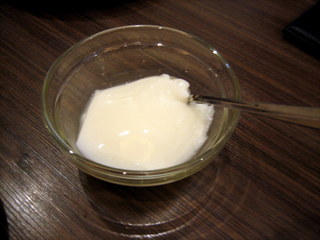 デザート　杏仁豆腐