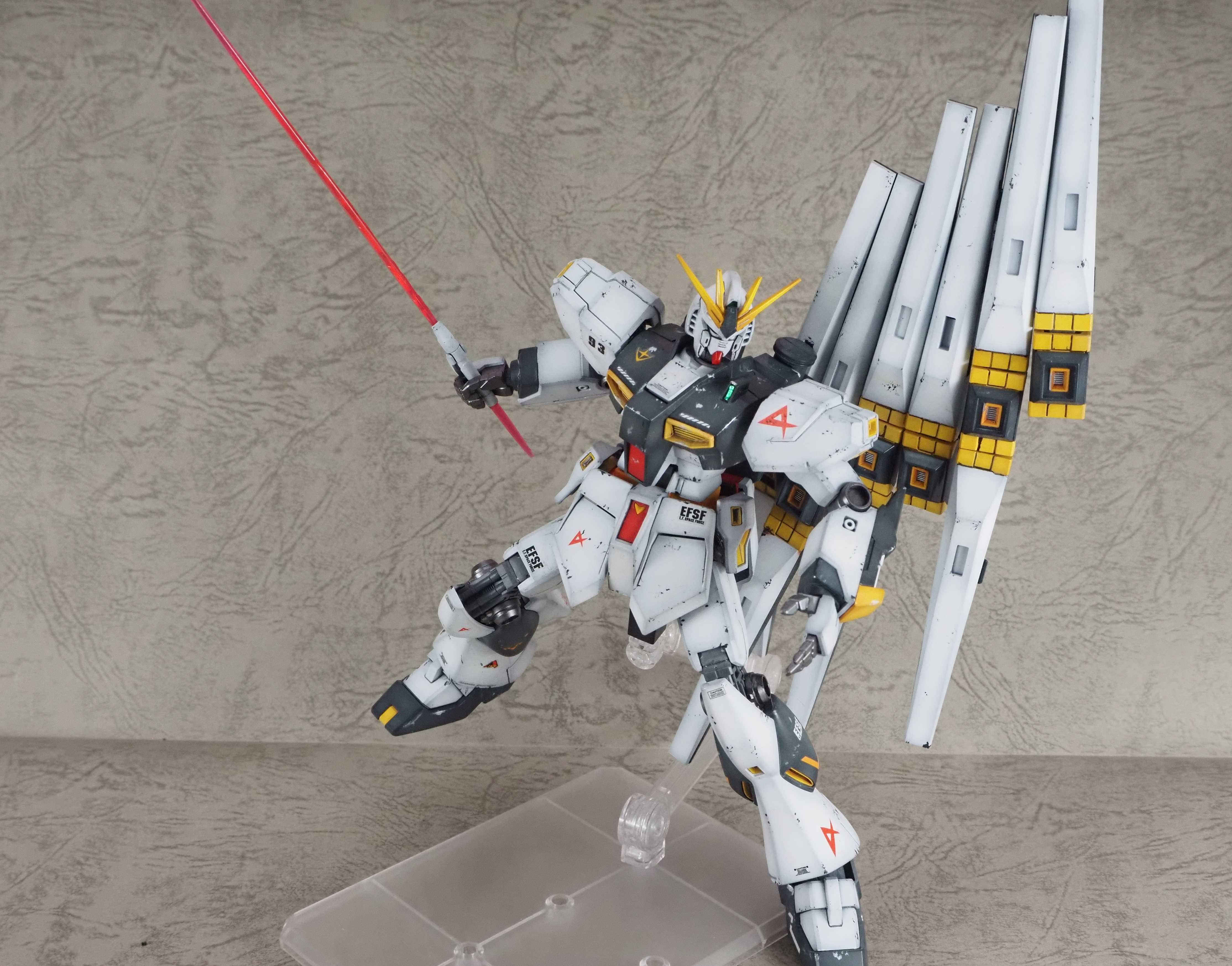 EG/HGUC】νガンダム/アクションベース7 | ガンプラ展示室 - 楽天ブログ