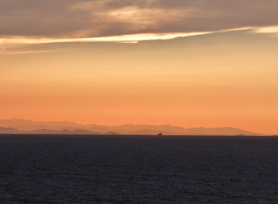 海　夕日　田舎暮らし