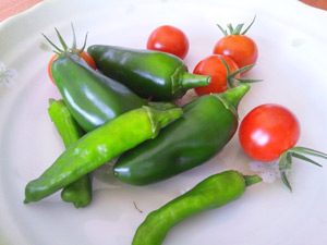 120718 ベランダの収穫