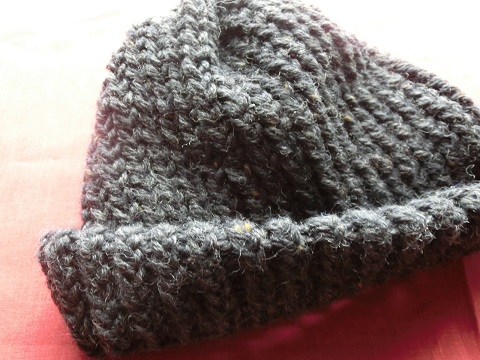 手編み帽子