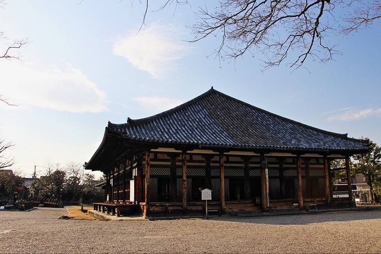 1.元興寺の本堂.JPG