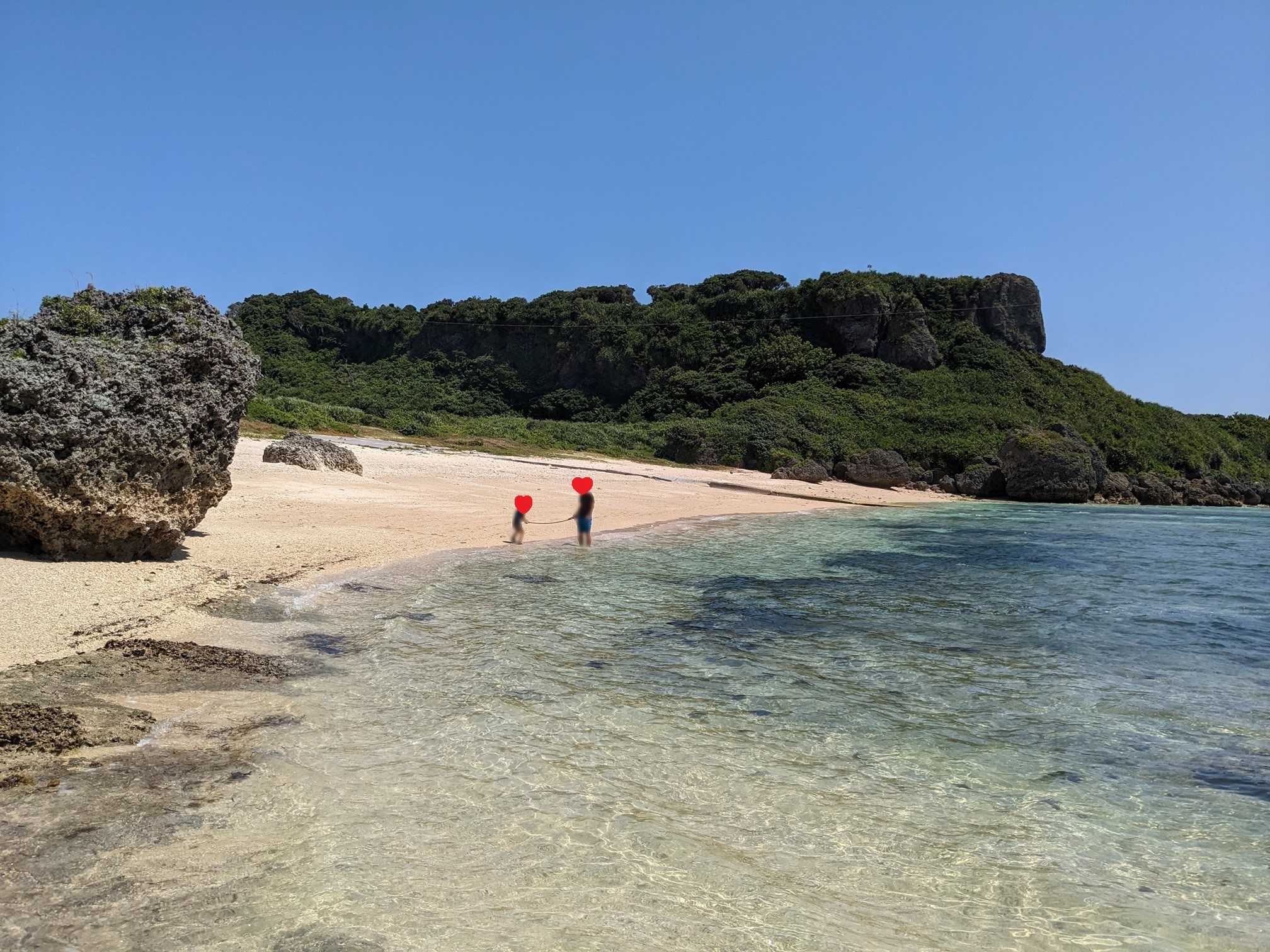うるま市の綺麗なビーチ ウクの浜