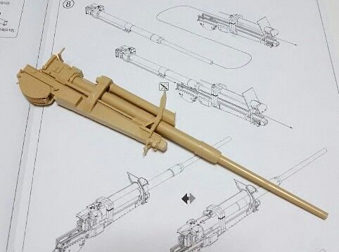 ドイツ ８８ｍｍ砲Flak41 組立開始 | 凍りの梨 - 楽天ブログ