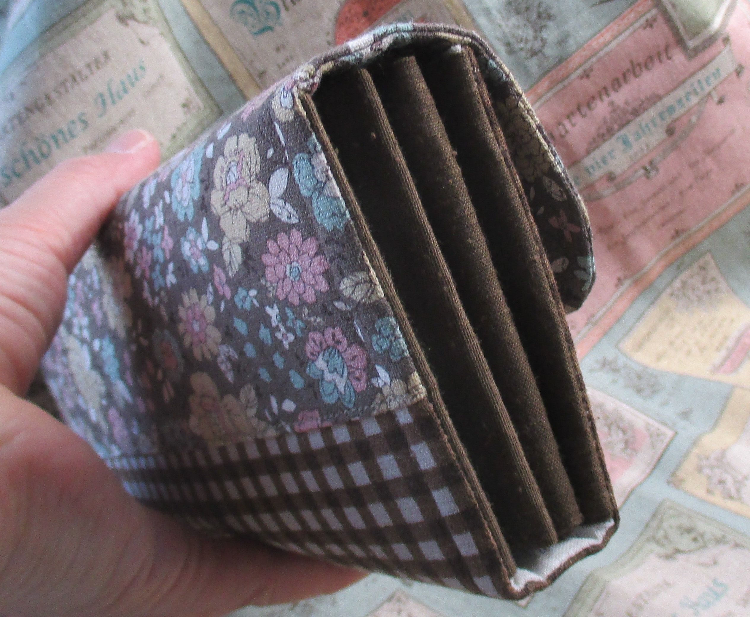 長財布作ってみた 縁どりしない簡単な作り方 Making a Handmade Wallet  How to Make a Fabric  Wallet | ハンドメイドの部屋へようこそ - 楽天ブログ