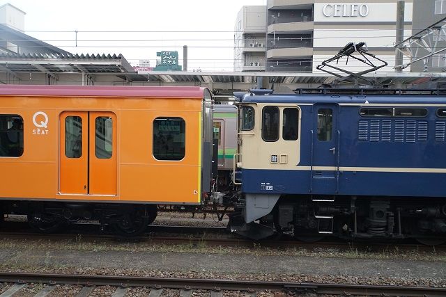 EF65 2065国鉄色牽引 東急6000系「Q-SEAT」用 中間車 甲種