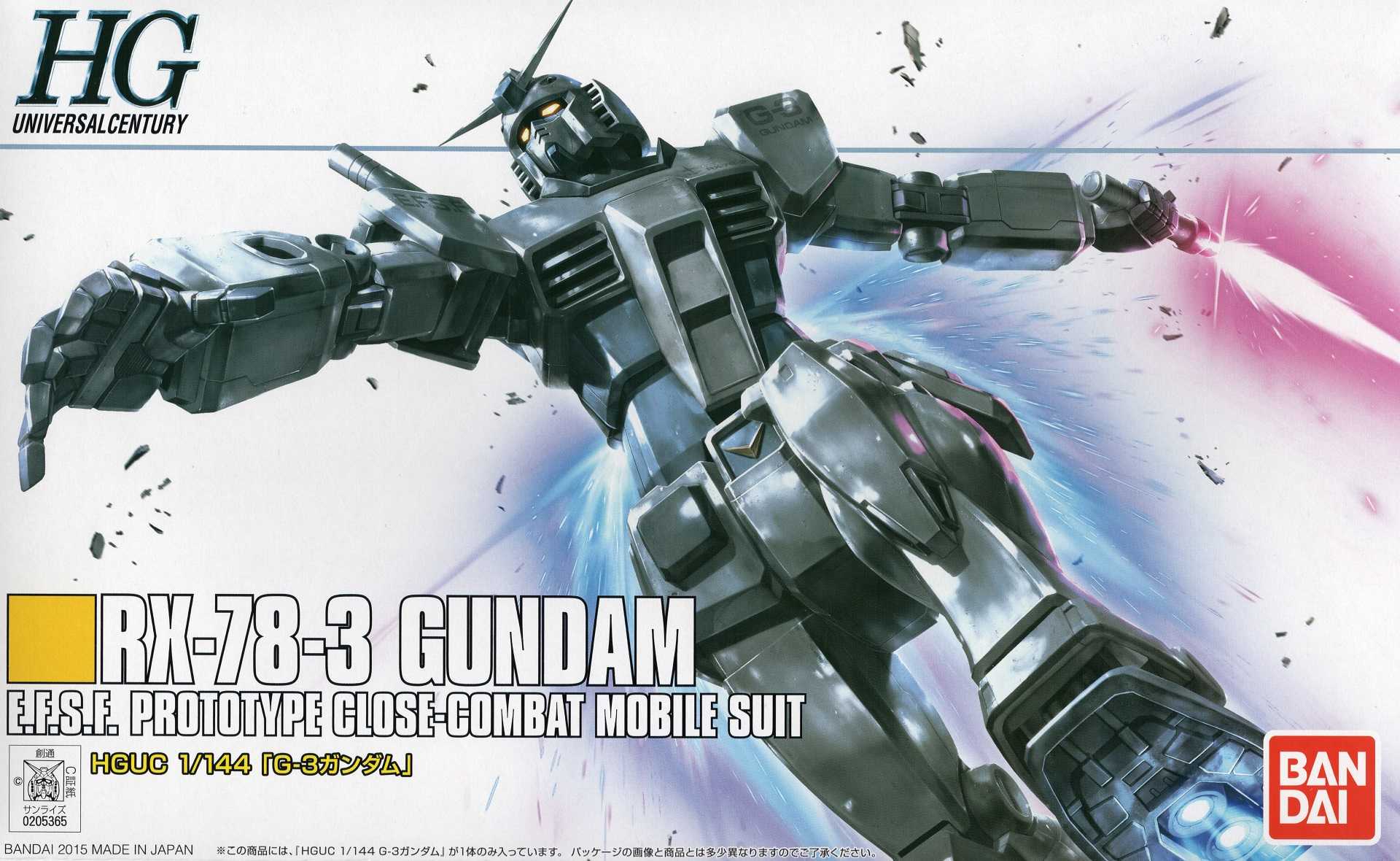 BANDAI - イベント限定 HGUC 1/144 REVIVE RX-78-3 G-3ガンダム 機動戦士ガンダム プラモデル(0205365) バンダイ HGUC 1/144 -REVIVE- G-3ガンダム【プラモデル】 | なん・・・だ