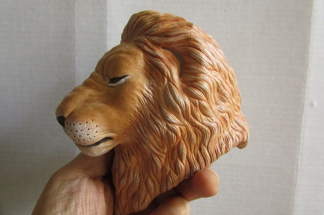 ライオンの革人形を作る その 87 革人形の夢工房 Leather Doll 楽天ブログ