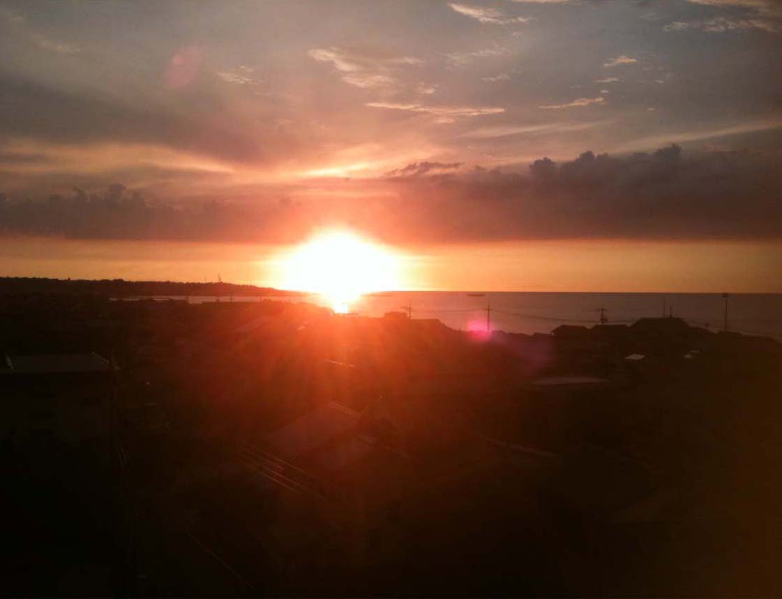 夕日２