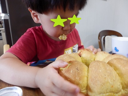 かんたんパンもぐもぐ