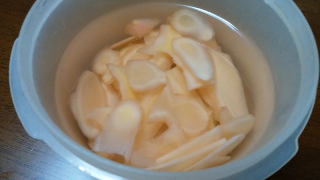 しょうがの甘酢漬け