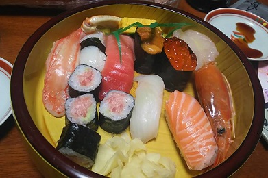 日本の正月　寿司