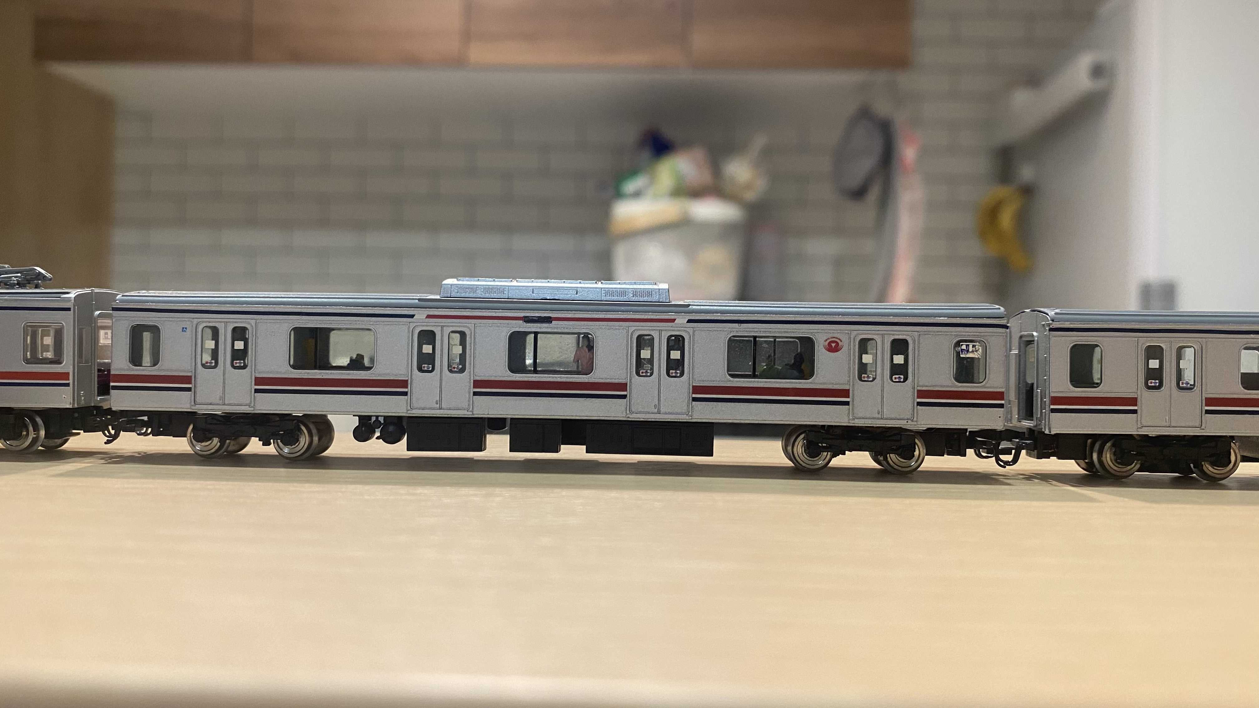 Nゲージ)東急3000系8両化増備車もどき | 自宅鉄道れいあうと(屋根裏