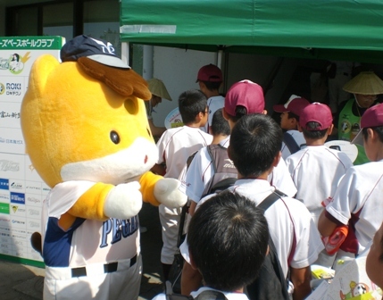 ぐんまちゃんお出迎え