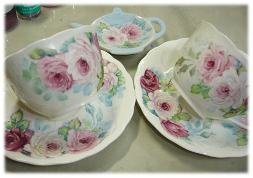 出来上がらない絵付け