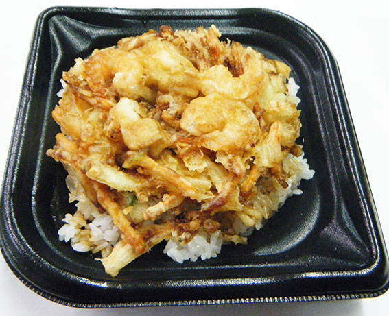 ローソンの「海鮮かき揚げ丼」-2♪