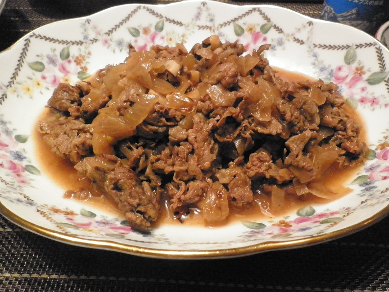 手料理牛肉煮込み140429