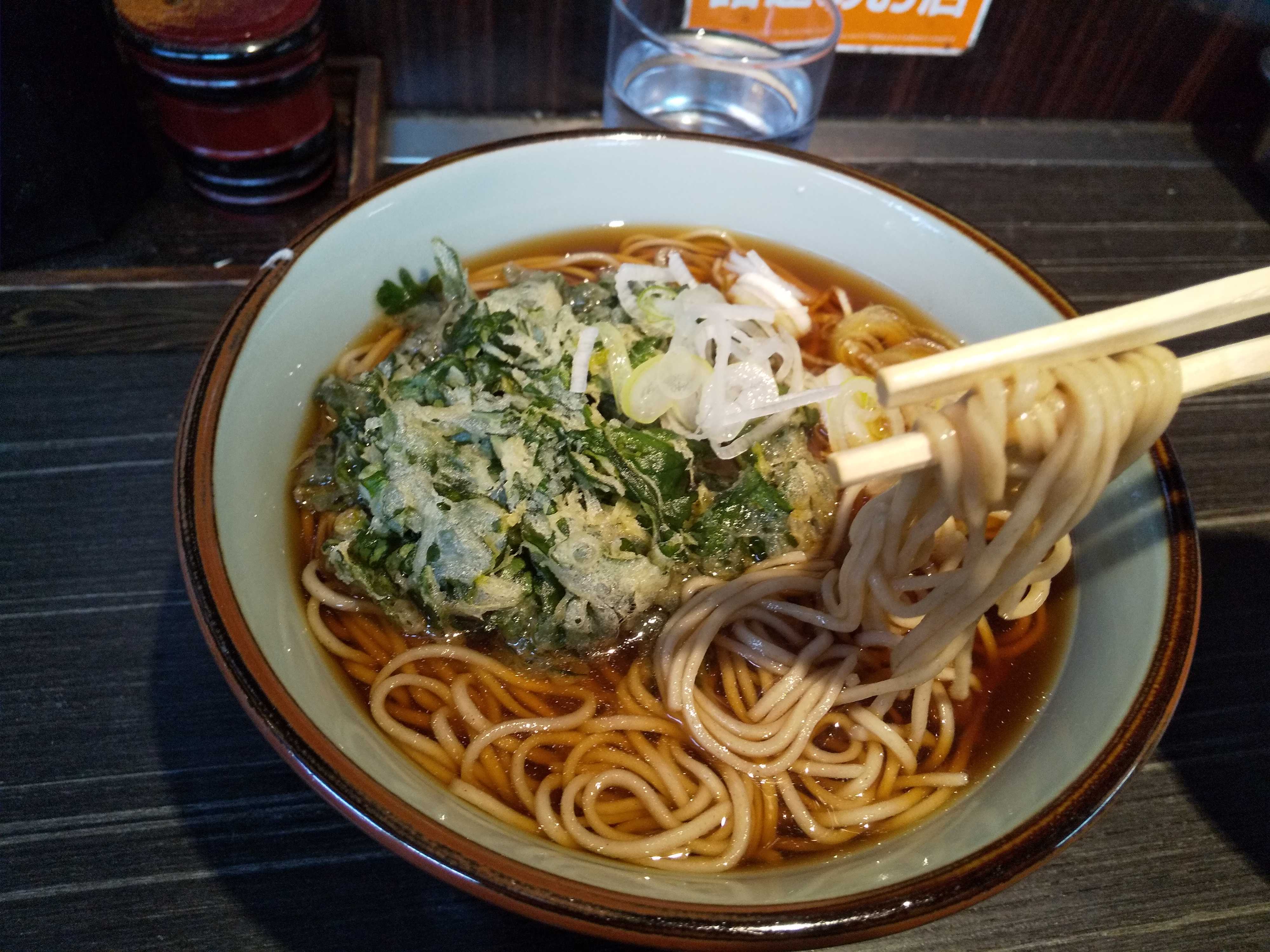 文殊 浅草店 で 春菊そば 足立区全店制覇男のさらなるお蕎麦屋さんめぐり 楽天ブログ