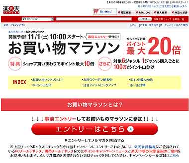 クリックでエントリ－！