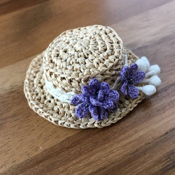 ハマナカ エコアンダリヤ クロッシェ でドール帽子編みました 手作り 編み物 大好きtmt 楽天ブログ