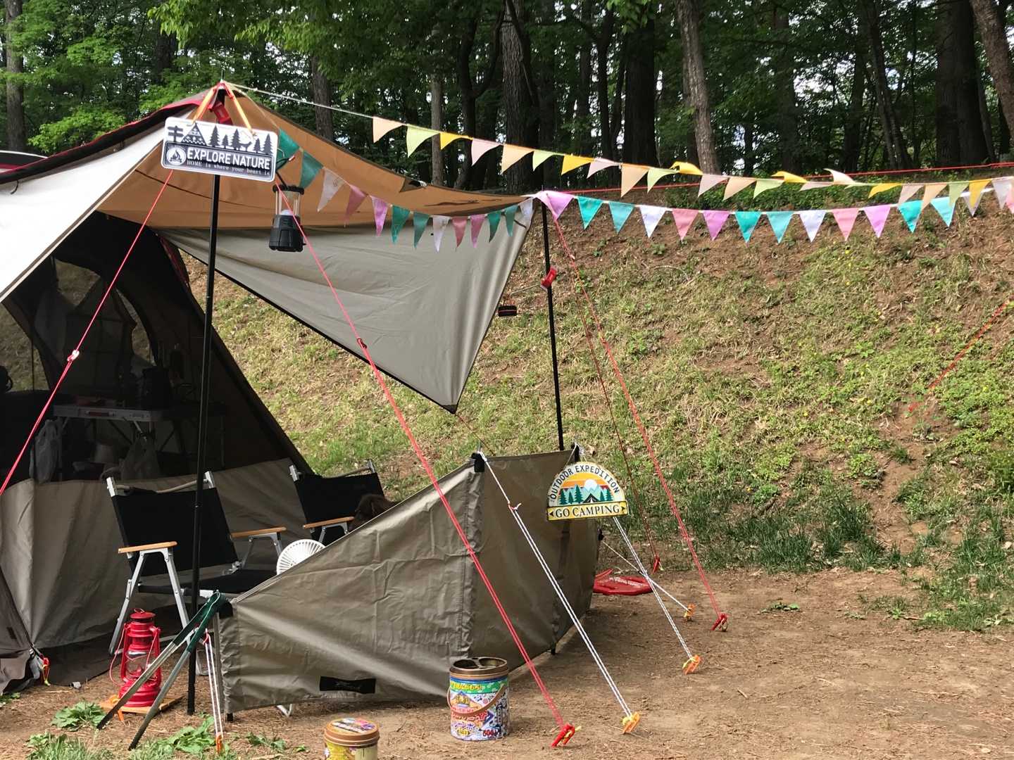 キャンプ用ガーランド手作り 自由気ままなキャンプ日記 楽天ブログ