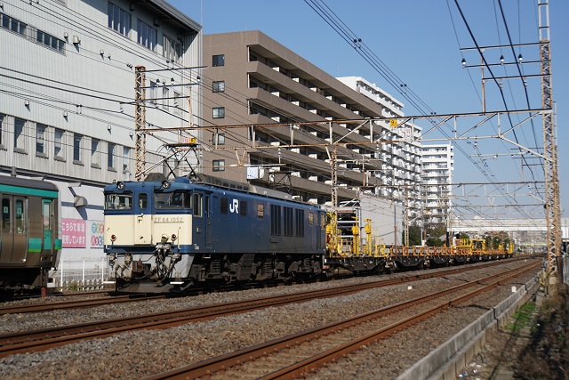 EF64 1052牽引 茅野ロングチキ工臨 空返却5
