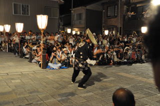 風の盆　前夜祭・鏡町