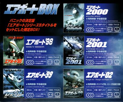 『0731　エアポート'02 ［エアポートＢＯＸ］』アウターケース裏面