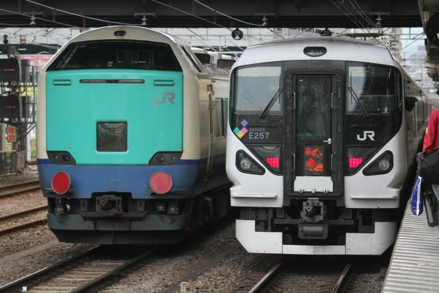 EF64 1031牽引485系3000番台R22編成 廃回2