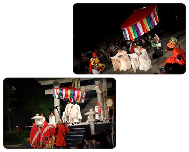 山代大田楽-27 奏上-2 15.8.2