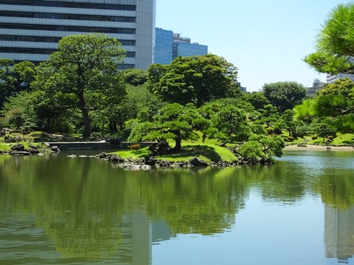 旧芝離宮恩賜庭園にて