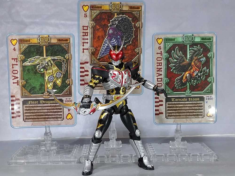 SHODO-X 仮面ライダー剣 キングフォームセットを塗装してみた