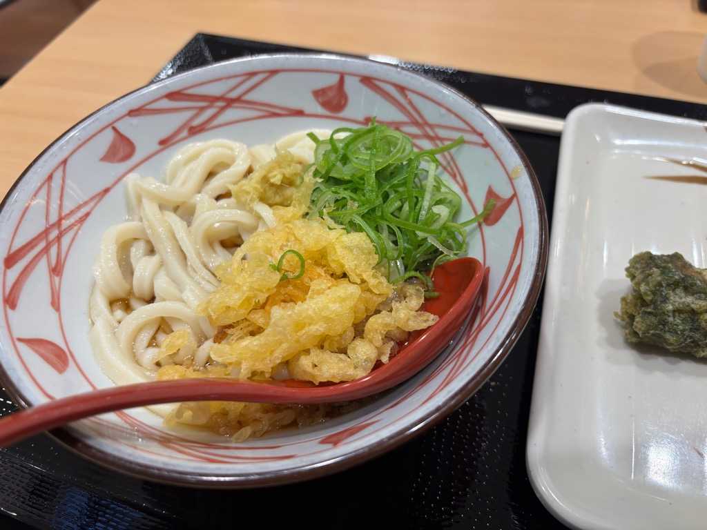 本日のさぬきうどん ぶっかけ小420円（丸亀製麺 イーサイト