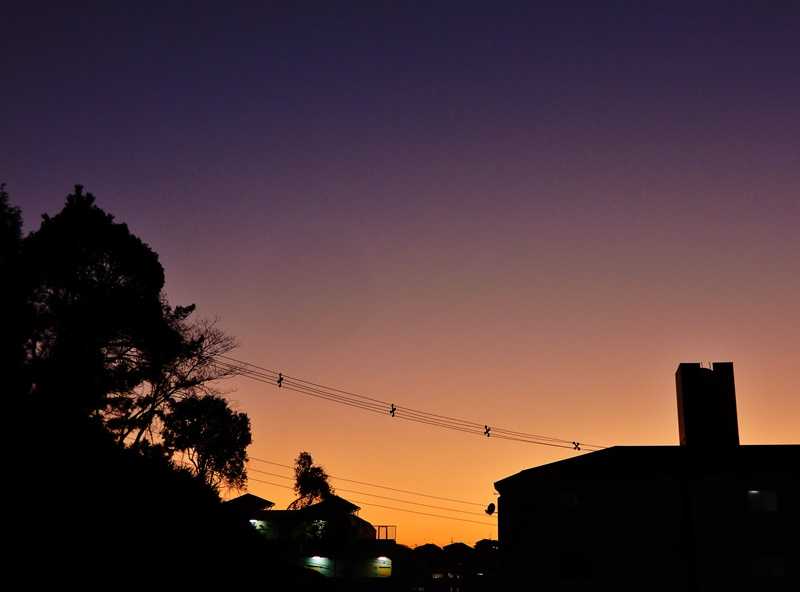 夕暮れ