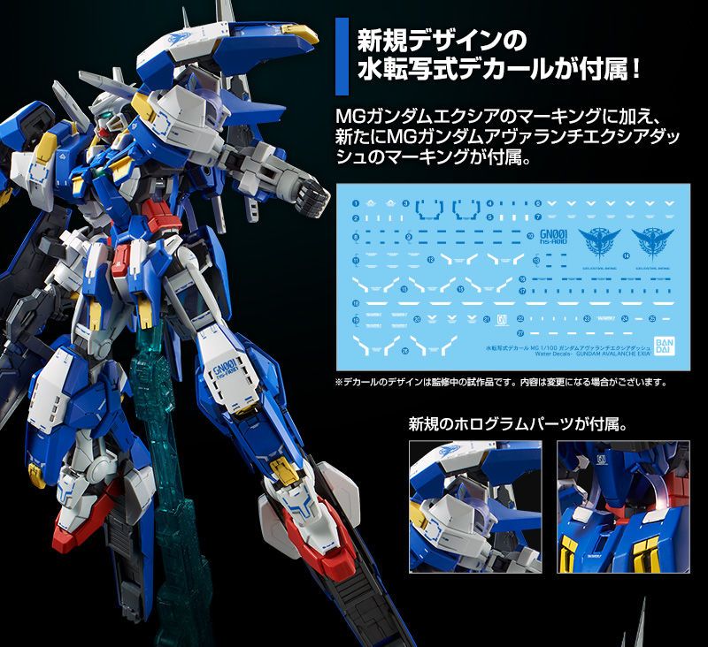 ＭＧ 1/100 ガンダムアヴァランチエクシアダッシュ | あとすの過疎