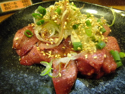 あふう　レバ刺し