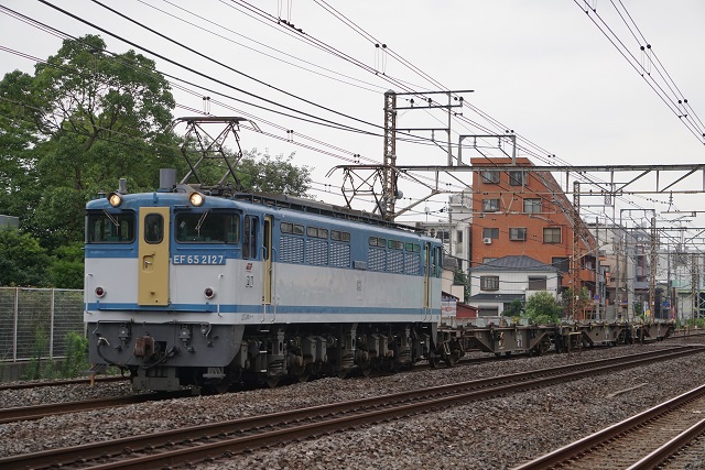 常磐線 北松戸界隈 EF65 2127貨物5