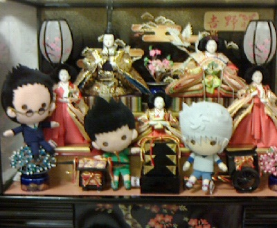 レオリオの誕生日おひなさま